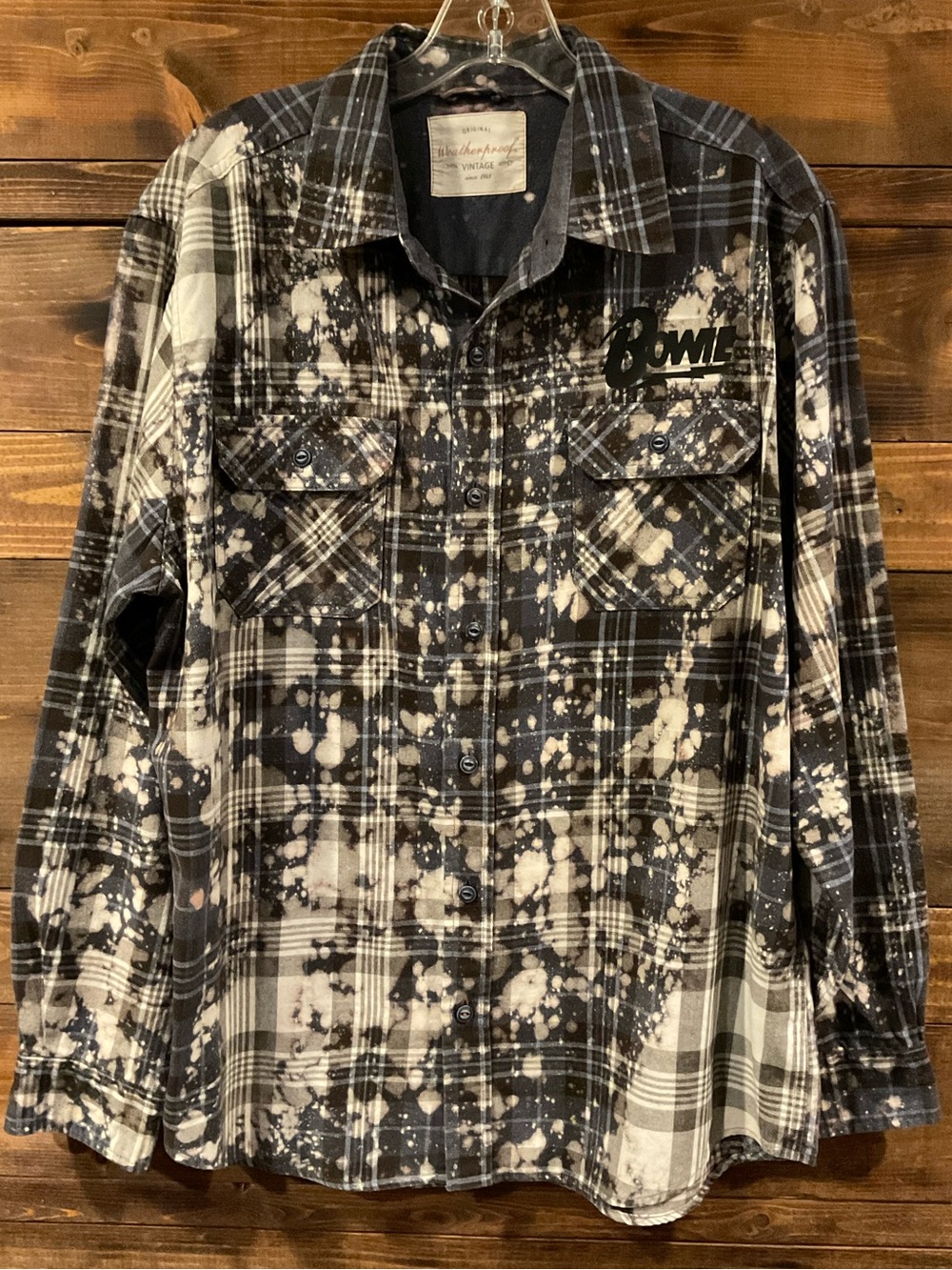 CUSTOM David Bowie “Life on Mars” Bleached Flannel Shirt
MENS Large (Women’s) - Picture 8 of 10